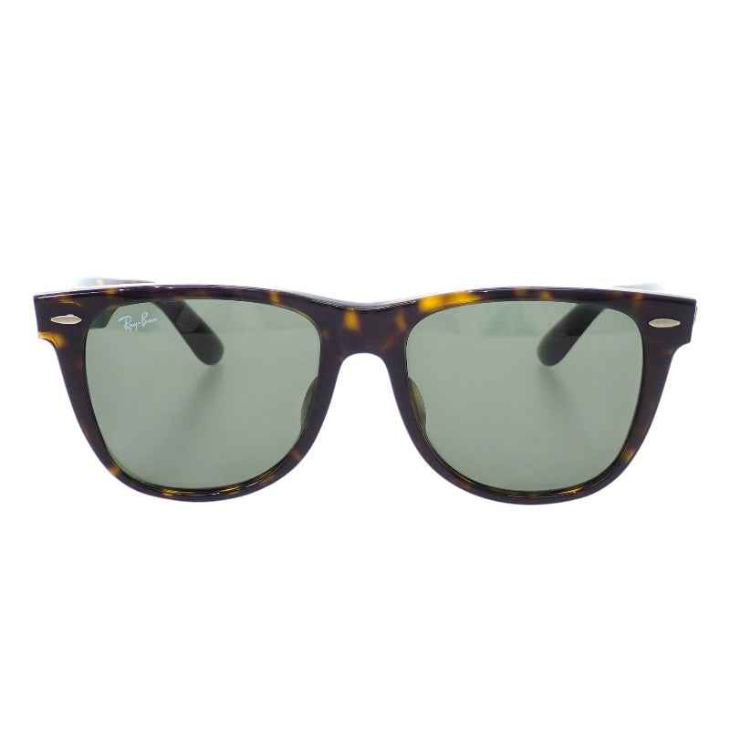 レイバン Ray-Ban WAYFARER ウェイファーラー BR2140-F サングラス アセテート ライトハバナ べっこう柄 グリーン メンズ レディース【中古】【ABランク】