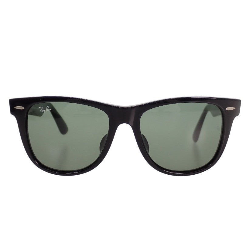 レイバン Ray-Ban WAYFARER ウェイファーラー BR2140-F サングラス アセテート ブラック グリーン ポリッシュブラック メンズ レディース【中古】【ABランク】