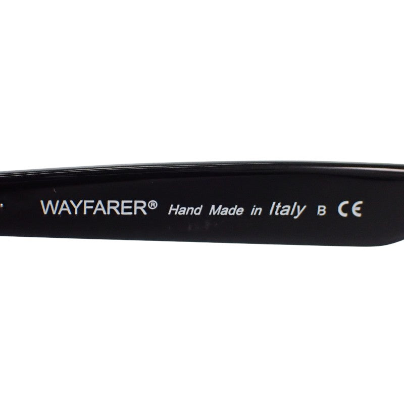 レイバン Ray-Ban WAYFARER ウェイファーラー BR2140-F サングラス アセテート ブラック グリーン ポリッシュブラック メンズ レディース【中古】【ABランク】