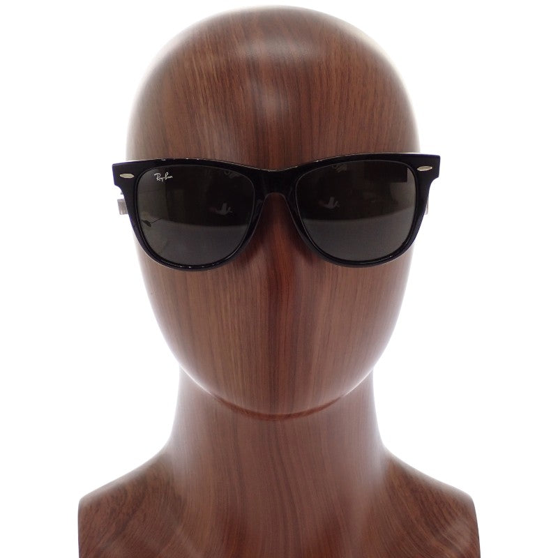 レイバン Ray-Ban WAYFARER ウェイファーラー BR2140-F サングラス アセテート ブラック グリーン ポリッシュブラック メンズ レディース【中古】【ABランク】