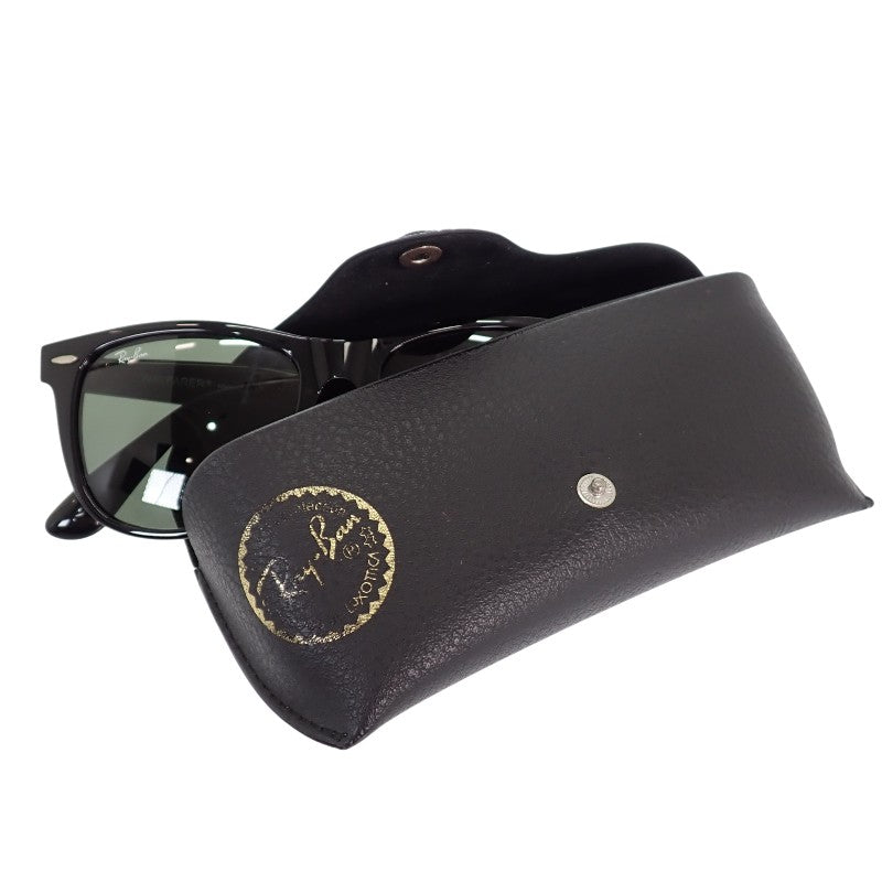 レイバン Ray-Ban WAYFARER ウェイファーラー BR2140-F サングラス アセテート ブラック グリーン ポリッシュブラック メンズ レディース【中古】【ABランク】