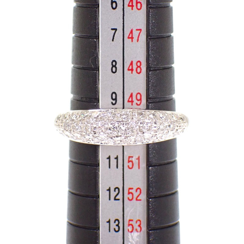 タサキ TASAKI パヴェ 10号 リング Pt900プラチナ ダイヤモンド レディース【中古】【Aランク】