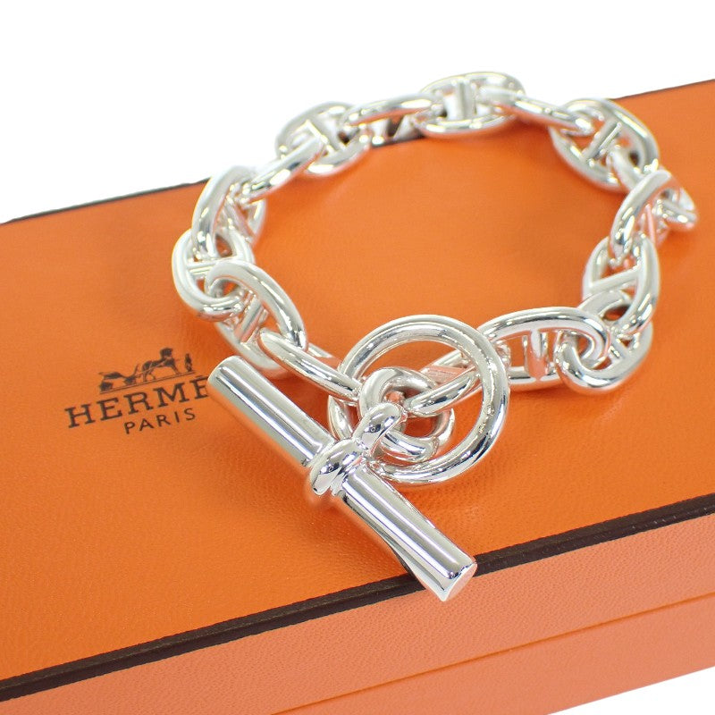 エルメス HERMES シェーヌダンクルMM 16コマ H101994B016 ブレスレット シルバー925 レディース メンズ【中古】【Aランク】
