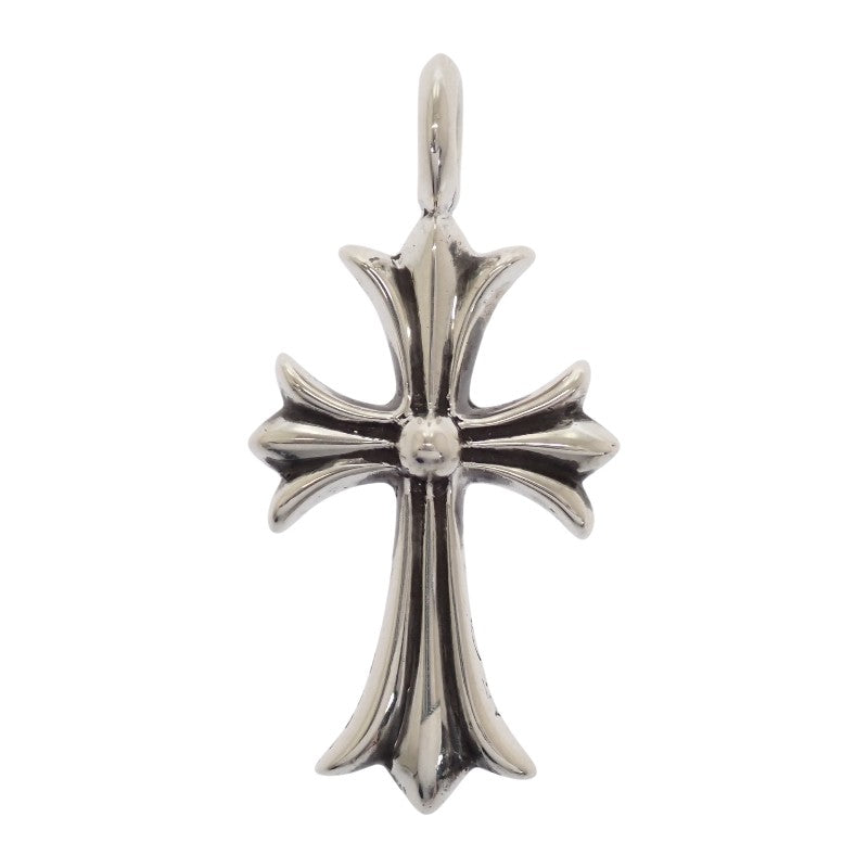 クロムハーツ CHROME HEARTS タイニーCH クロスチャーム 2000 ペンダントトップ シルバー925 ピンクサファイヤ メンズ レディース【中古】【Aランク】