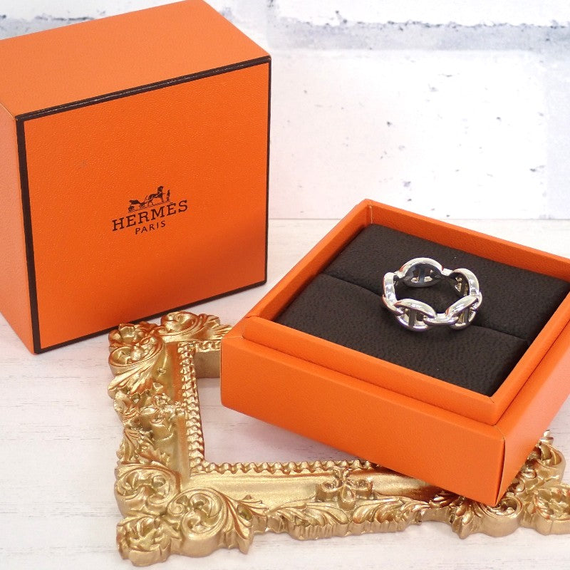 エルメス HERMES アンシェネ PM 指輪 12号 H109507B リング シルバー925 レディース【中古】【Aランク】