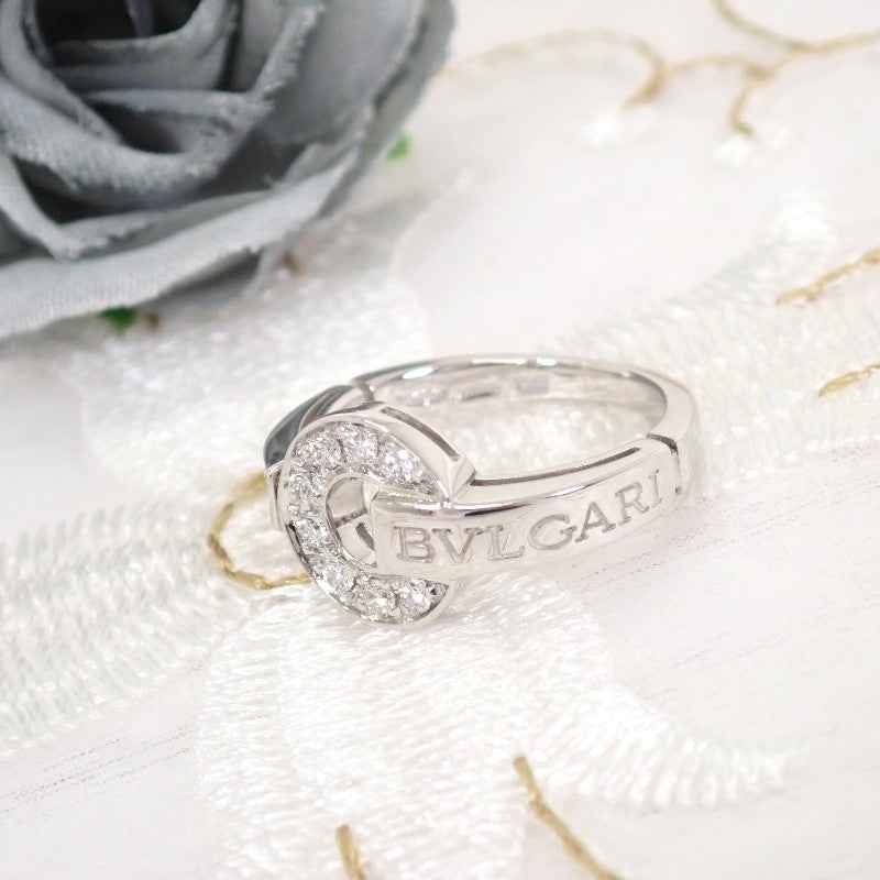 ブルガリ BVLGARI 7号 343168 リング K18ホワイトゴールド ダイヤモンド レディース【中古】【Aランク】