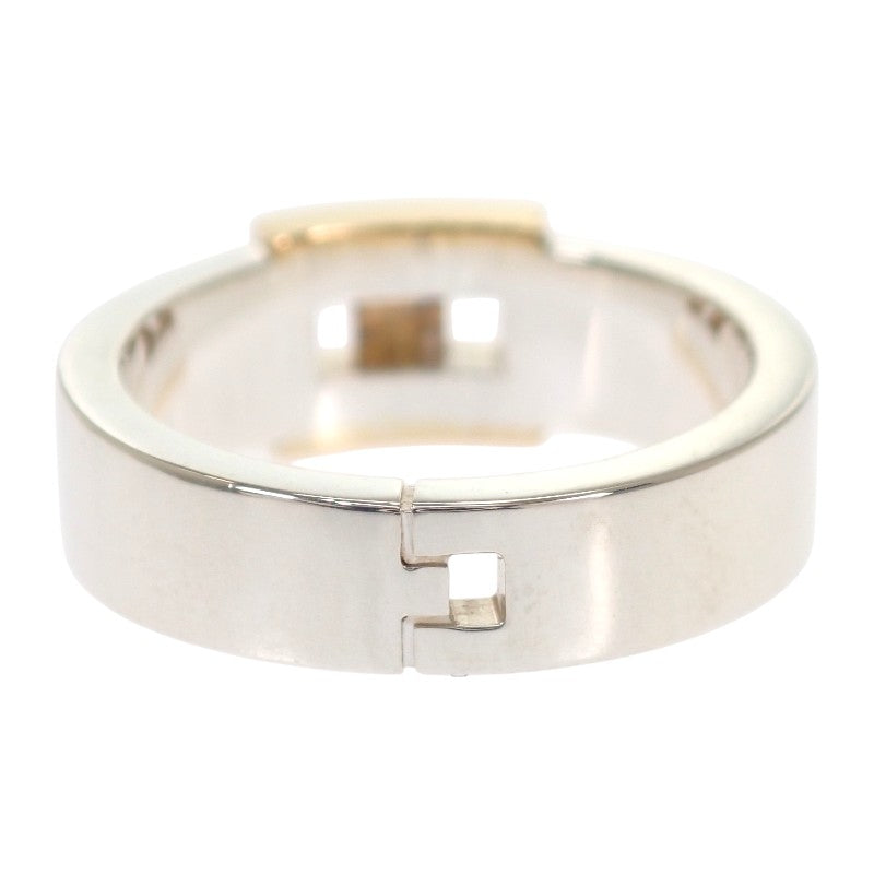 エルメス HERMES ニューヘラクレス 指輪 49 9号 リング K18イエローゴールド シルバー925 レディース【中古】【Aランク】