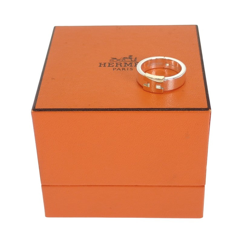 エルメス HERMES ニューヘラクレス 指輪 49 9号 リング K18イエローゴールド シルバー925 レディース【中古】【Aランク】