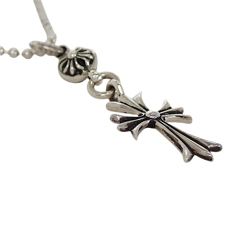 クロムハーツ CHROME HEARTS 1ボール タイニ―CHクロス チャーム 2352-304-0010-9100 ネックレス シルバー925 メンズ ユニセックス【中古】【ABランク】