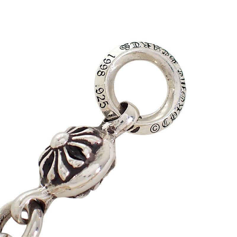 クロムハーツ CHROME HEARTS 1ボール タイニ―CHクロス チャーム 2352-304-0010-9100 ネックレス シルバー925 メンズ ユニセックス【中古】【ABランク】