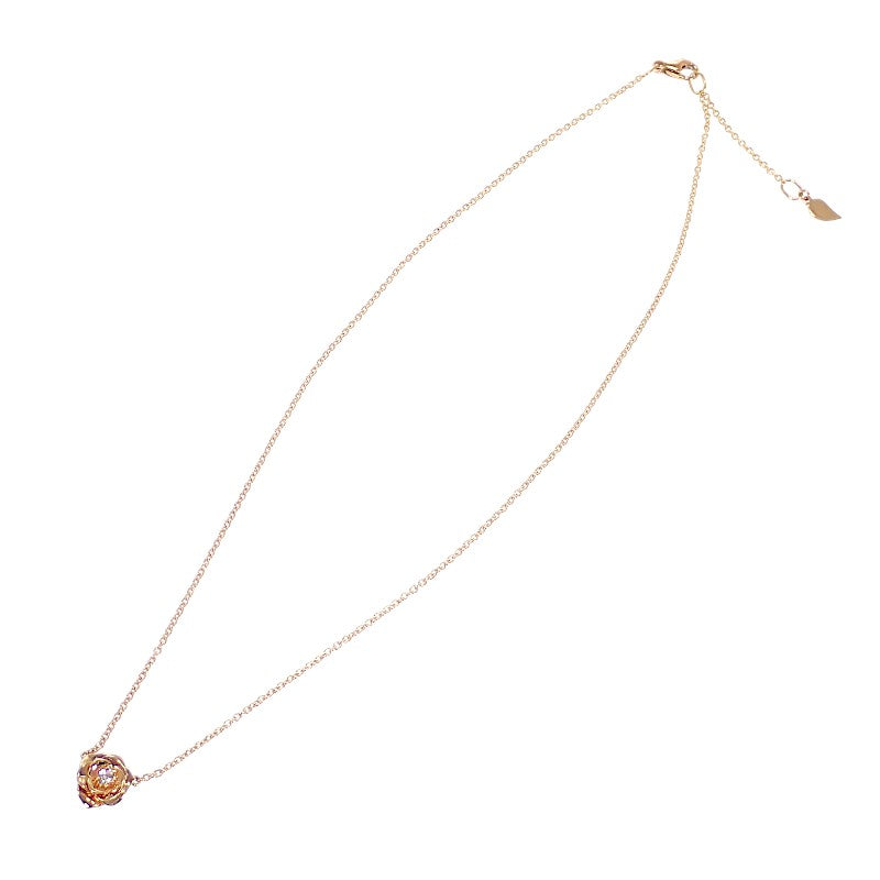 伯爵 PIAGET 玫瑰項鍊 G33U0081 K18玫瑰金 黃金 鑽石 女士【中古】【A級品】