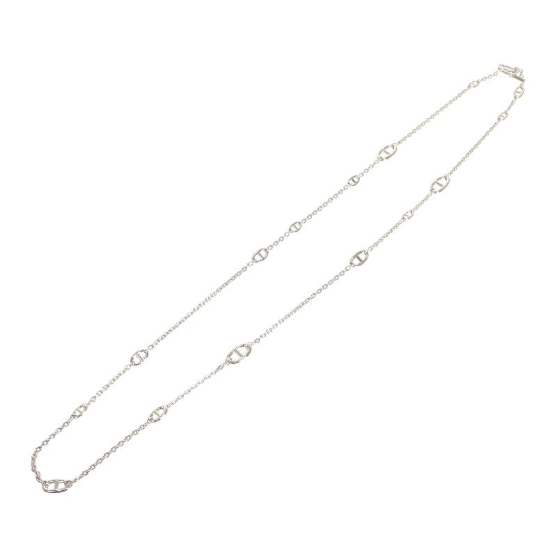 エルメス HERMES ファランドール ロング H104568B 00 ネックレス シルバー925 シルバー レディース メンズ【中古】【Aランク】