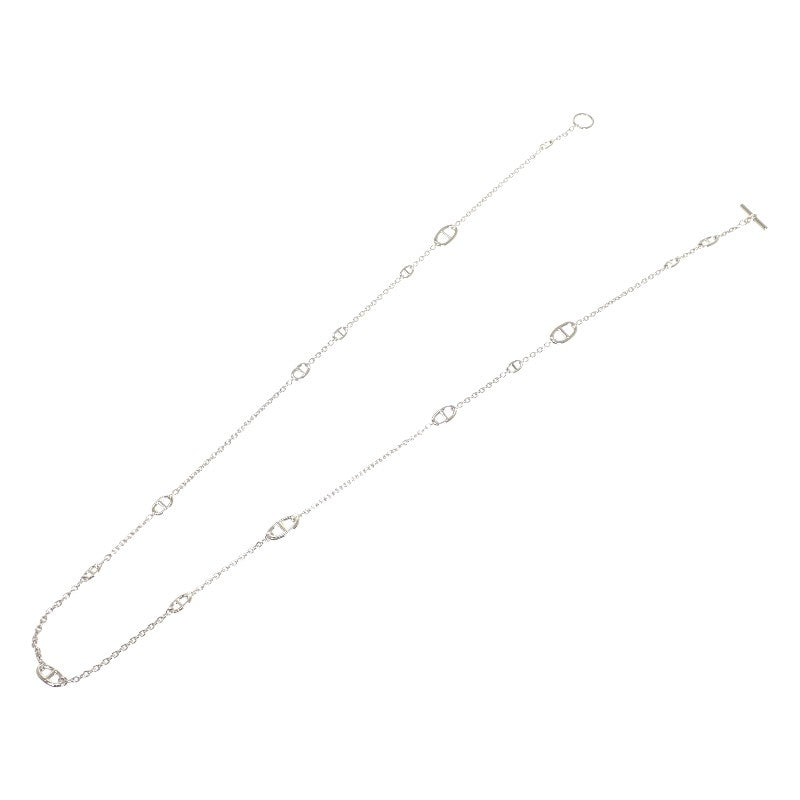 エルメス HERMES ファランドール ロング H104568B 00 ネックレス シルバー925 シルバー レディース メンズ【中古】【Aランク】