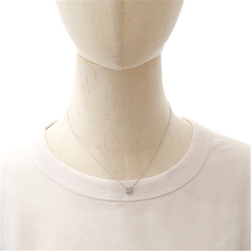 ティファニー TIFFANY&Co. ベゼルセット ネックレス Pt950プラチナ ダイヤモンド レディース【中古】【Aランク】