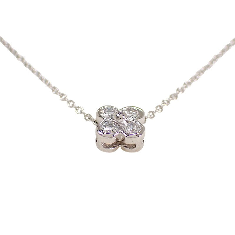 ティファニー TIFFANY&Co. ベゼルセット ネックレス Pt950プラチナ ダイヤモンド レディース【中古】【Aランク】