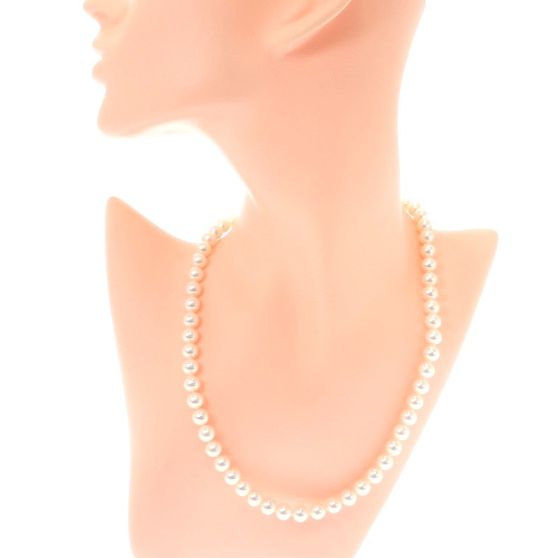 ミキモト MIKIMOTO アコヤ パール ネックレス K18ホワイトゴールド レディース【中古】【Aランク】