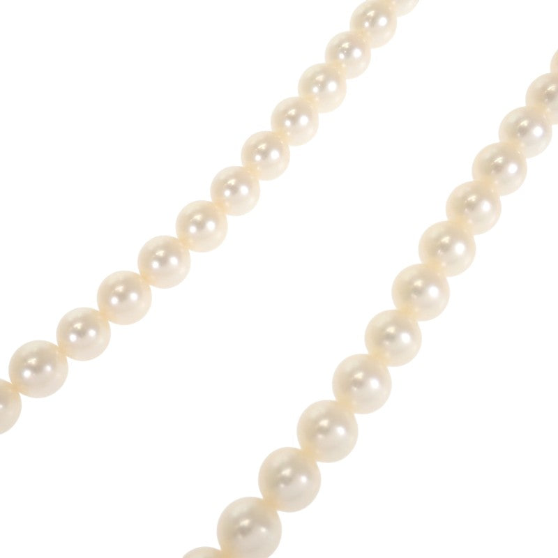 タサキ TASAKI アコヤ パールネックレス ネックレス アコヤ真珠 K14ホワイトゴールド ホワイト レディース【中古】【Aランク】