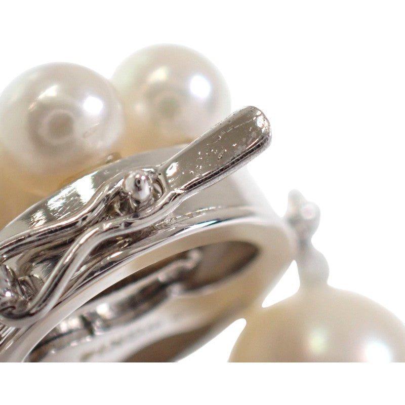 タサキ TASAKI アコヤ パールネックレス ネックレス アコヤ真珠 K14ホワイトゴールド ホワイト レディース【中古】【Aランク】