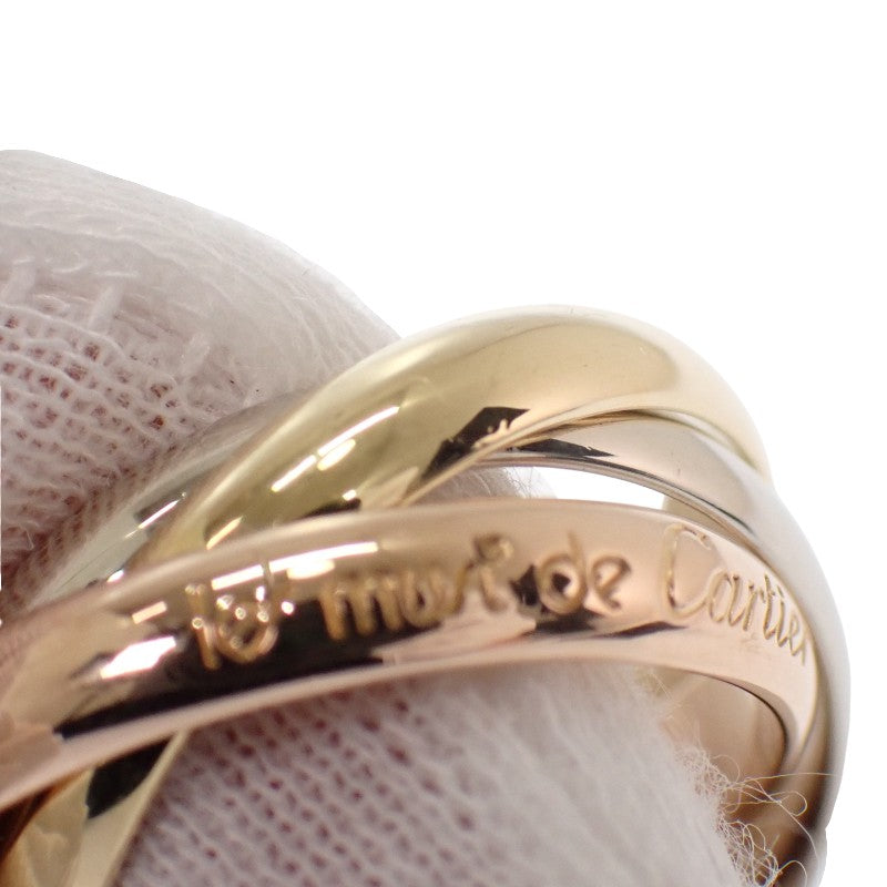 カルティエ CARTIER トリニティ 54 リング K18イエローゴールド K18ピンクゴールド K18ホワイトゴールド レディース【中古】【Aランク】