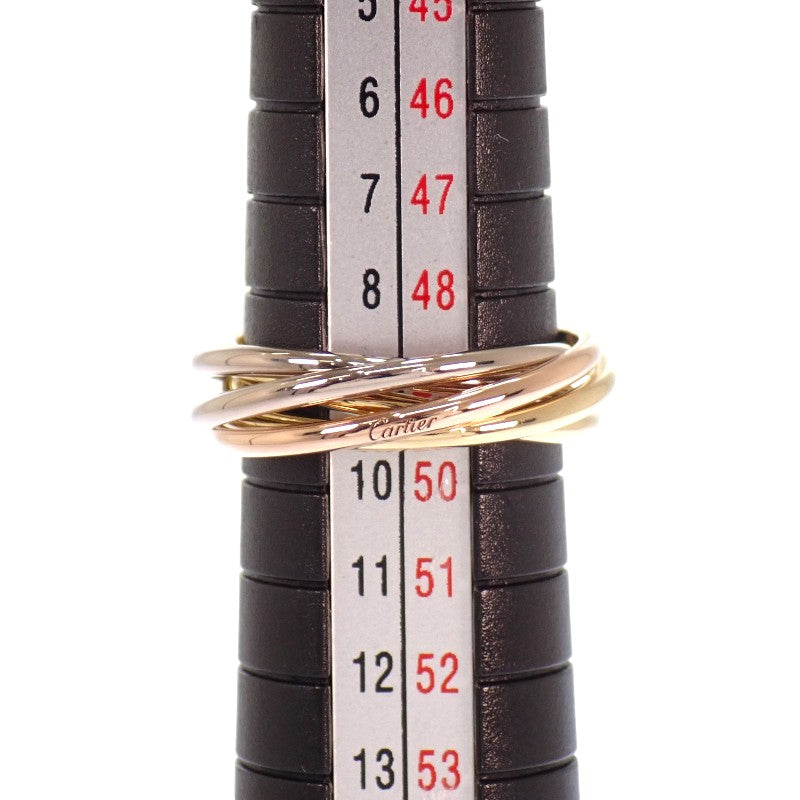 カルティエ CARTIER トリニティ 9号 リング K18イエローゴールド K18ピンクゴールド K18ホワイトゴールド レディース【中古】【Aランク】