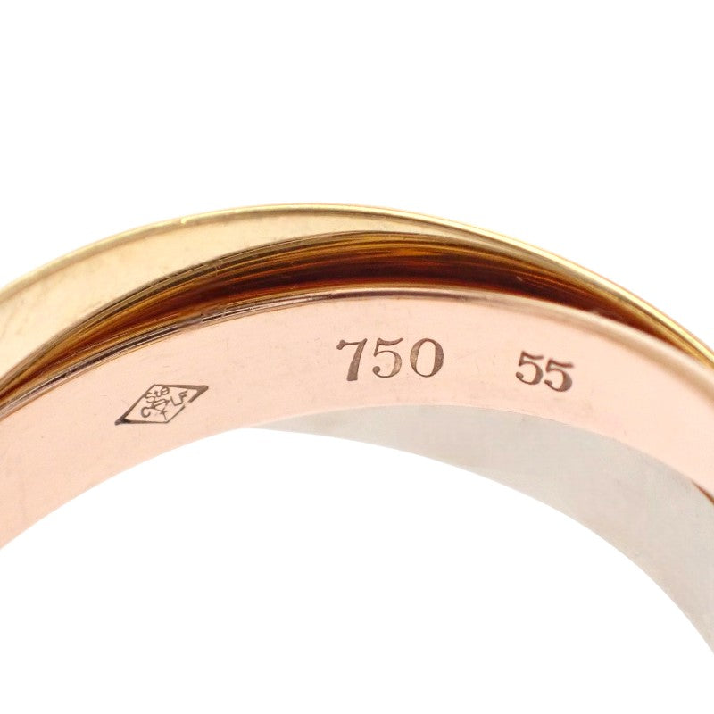 カルティエ CARTIER トリニティ 55刻印 リング K18イエローゴールド K18ピンクゴールド K18ホワイトゴールド レディース【中古】【Aランク】