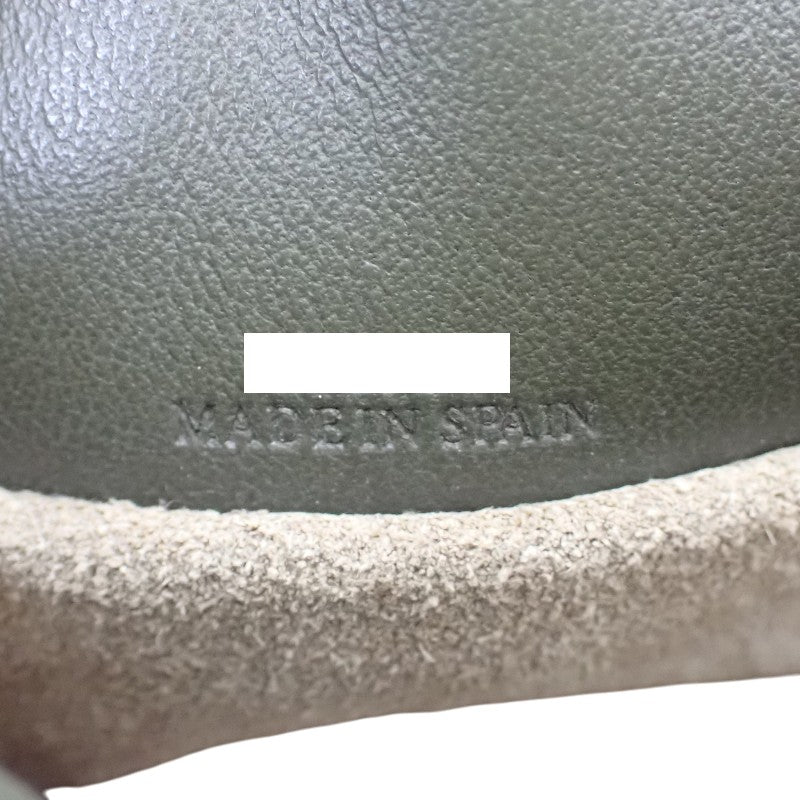 ロエベ LOEWE フラメンコクラッチ ミニ A411FC2XA6 2WAYバッグ ナッパカーフスキン ダークカーキ ゴールド金具 レディース【中古】【Aランク】