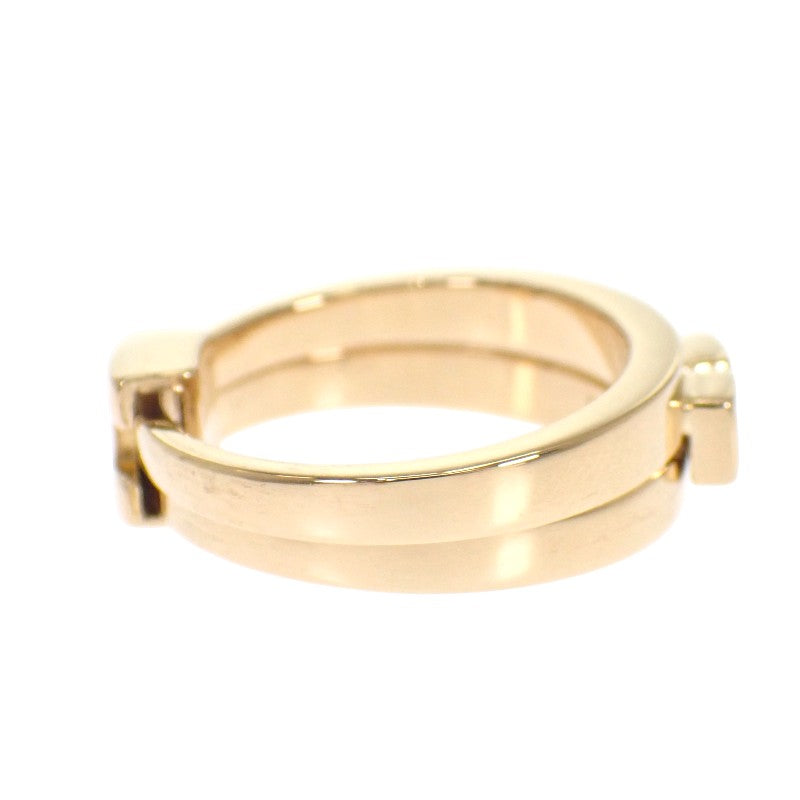 エルメス HERMES ヘラクレス 2連 ヴィンテージ 10号 リング K18ゴールド ダイヤモンド #50 レディース【中古】【Aランク】
