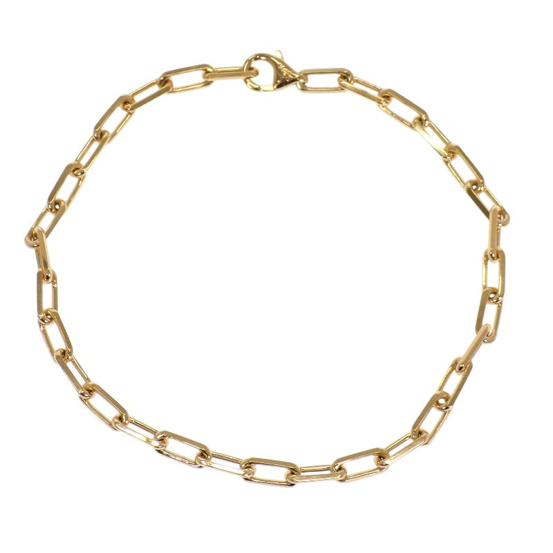 カルティエ CARTIER サントス ドゥ チェーン スモール B6090300 ブレスレット K18イエローゴールド レディース メンズ【中古】【Aランク】