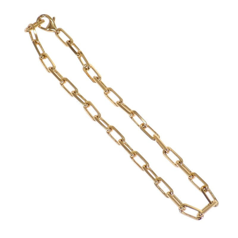 カルティエ CARTIER サントス ドゥ チェーン スモール B6090300 ブレスレット K18イエローゴールド メンズ レディース【中古】【Aランク】