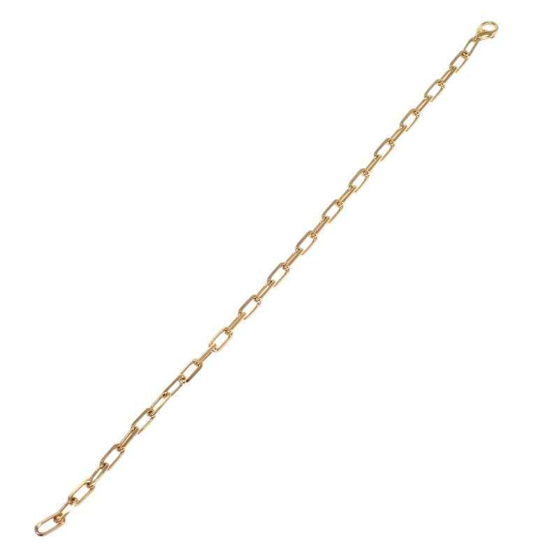 カルティエ CARTIER サントスドゥチェーン スモール B6090300 ブレスレット K18イエローゴールド メンズ レディース【中古】【Aランク】