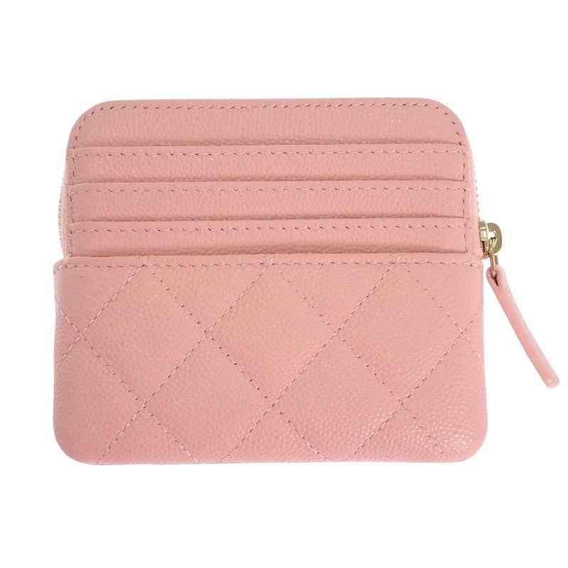シャネル CHANEL クラシックジップ AP2061_B10583_U2360 コインケース キャビアスキン ピンク ゴールド金具 レディース【中古】【Aランク】