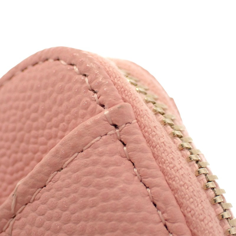 シャネル CHANEL クラシックジップ AP2061_B10583_U2360 コインケース キャビアスキン ピンク ゴールド金具 レディース【中古】【Aランク】
