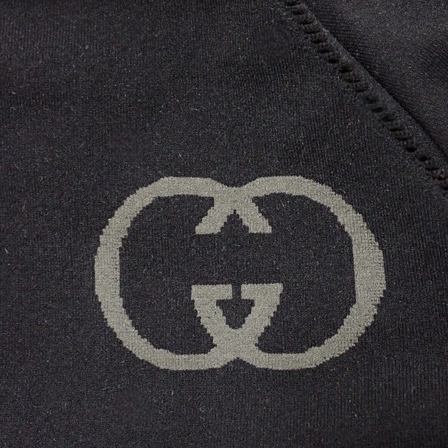 グッチ GUCCI ジップパーカー S 716761 XJETV パーカー ナイロン ポリウレタン ブラック ブラック金具 レディース【中古】【Aランク】