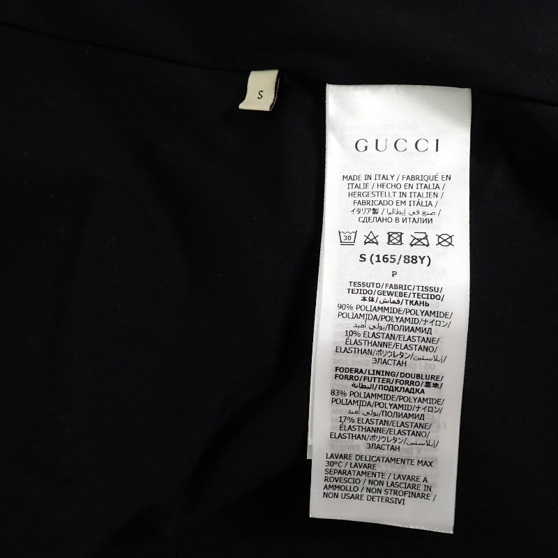 グッチ GUCCI ジップパーカー S 716761 XJETV パーカー ナイロン ポリウレタン ブラック ブラック金具 レディース【中古】【Aランク】