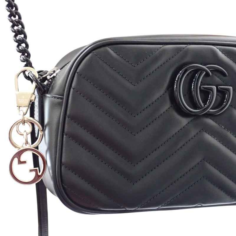 グッチ GUCCI ブロンディキーチェーン 818798_I11DS_8041 バッグチャーム メタル ゴールド ロッソアンコーラ レディース【中古】【Aランク】