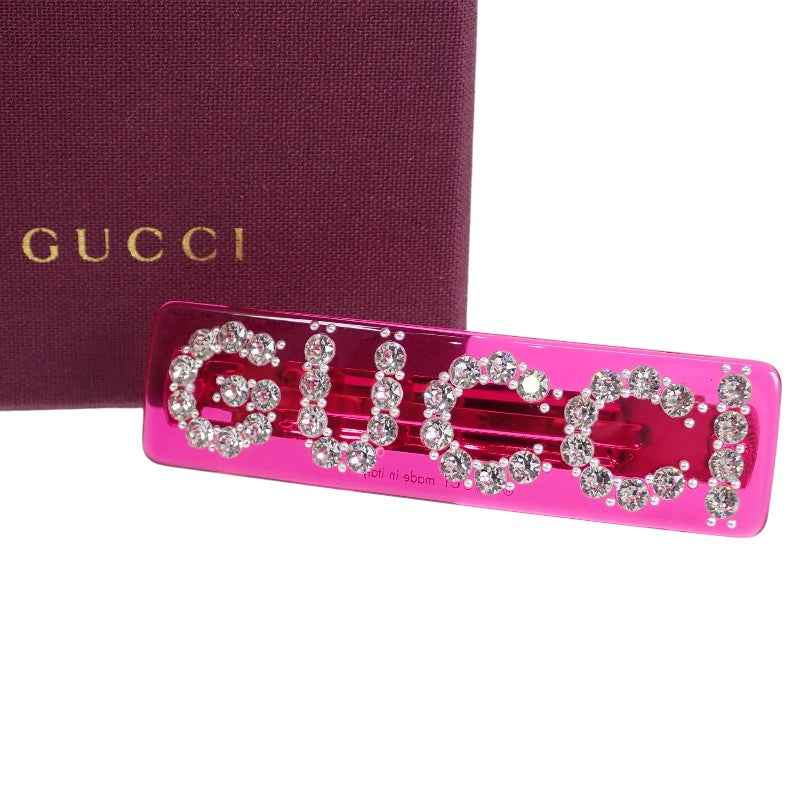 グッチ GUCCI ロゴ ヘアアクセサリー 513120I4771 バレッタ GP