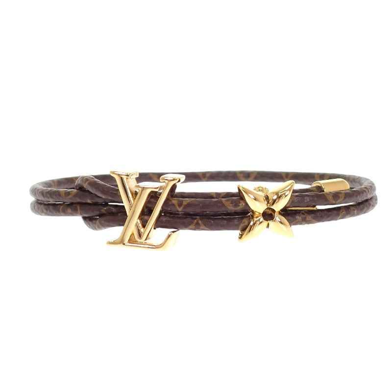 ルイヴィトン LOUIS VUITTON LVブルーム M8416Z ブレスレット モノグラム ブラウン ゴールド金具 レディース【中古】【Aランク】