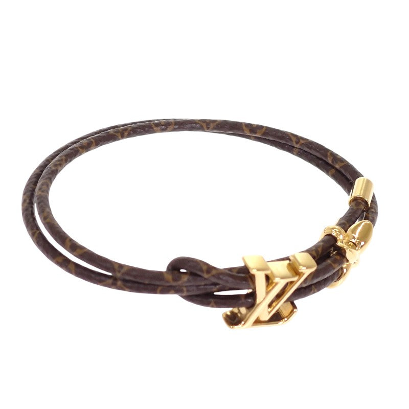 ルイヴィトン LOUIS VUITTON LVブルーム M8416Z ブレスレット モノグラム ブラウン ゴールド金具 レディース【中古】【Aランク】
