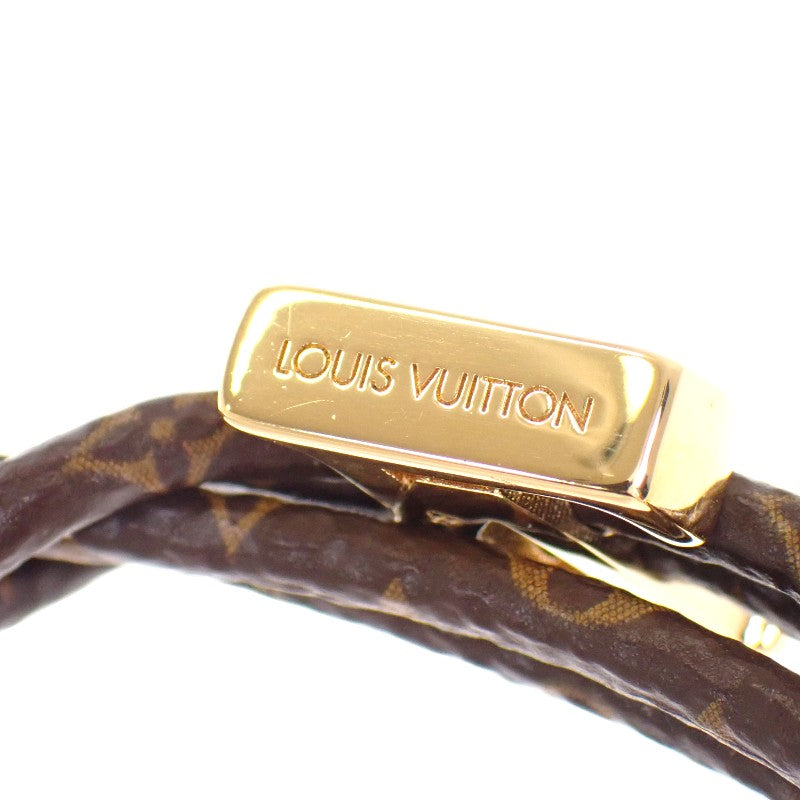 ルイヴィトン LOUIS VUITTON LVブルーム M8416Z ブレスレット モノグラム ブラウン ゴールド金具 レディース【中古】【Aランク】