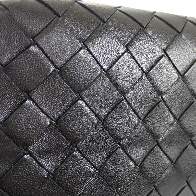 ボッテガヴェネタ BOTTEGA VENETA ハンドバッグ 607326VCPP18803 2WAYバッグ イントレチャート ブラック シルバー金具 レディース【中古】【ABランク】