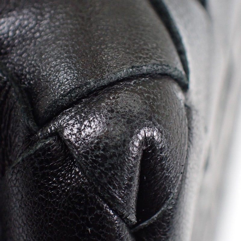ボッテガヴェネタ BOTTEGA VENETA ハンドバッグ 607326VCPP18803 2WAYバッグ イントレチャート ブラック シルバー金具 レディース【中古】【ABランク】