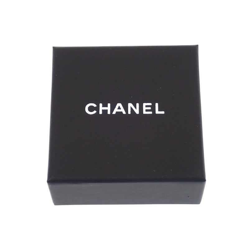 シャネル CHANEL CCターンロック ABA005 ピアス メタル ブラック ゴールド金具 レディース【中古】【Aランク】