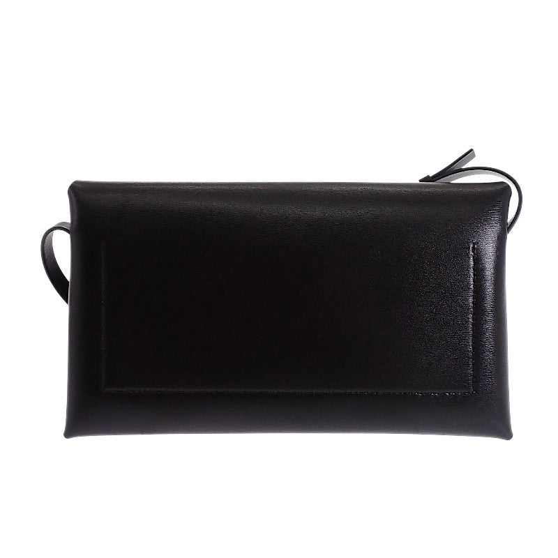 ジルサンダー JIL SANDER FOLDED フォルデッド スモール J07VL0028P4840 ショルダーバッグ カーフ ブラック ゴールド金具 レディース【中古】【ABランク】