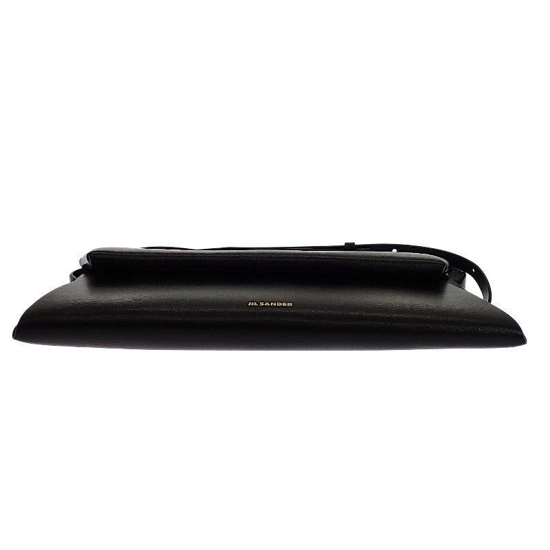 ジルサンダー JIL SANDER FOLDED フォルデッド スモール J07VL0028P4840 ショルダーバッグ カーフ ブラック ゴールド金具 レディース【中古】【ABランク】