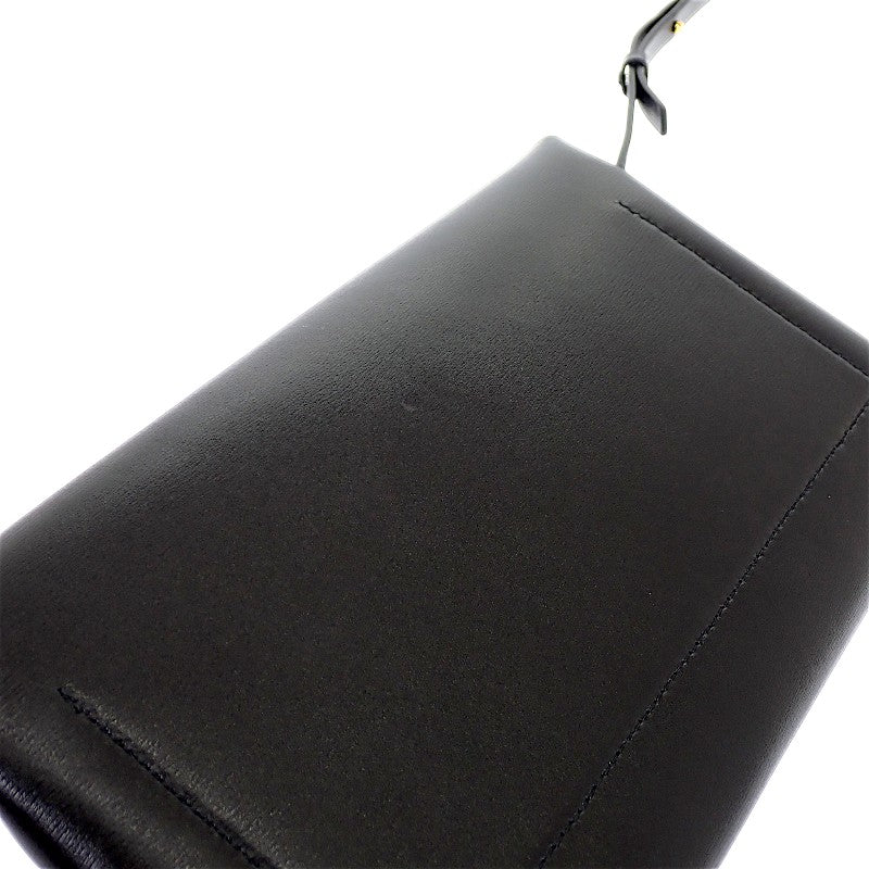 ジルサンダー JIL SANDER FOLDED フォルデッド スモール J07VL0028P4840 ショルダーバッグ カーフ ブラック ゴールド金具 レディース【中古】【ABランク】