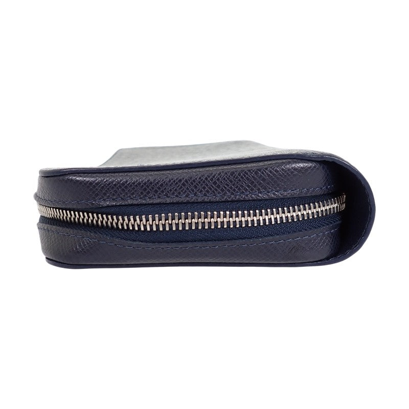 ルイヴィトン LOUIS VUITTON ジッピーXL タイガライン M44276 長財布 レザー ネイビー ブルーマリーヌ 紺 シルバー金具 メンズ【中古】【ABランク】