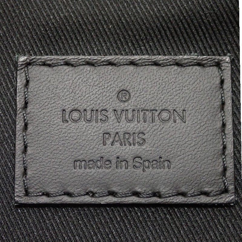 ルイヴィトン LOUIS VUITTON ポシェット・ディスカバリー M62903 モノグラム クラッチバッグ レザー モノグラム・シャドウ ブラック ブラック金具 メンズ【中古】【ABランク】