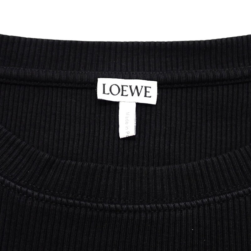 LOEWE Long-Sleeve M H526Y22XAY Long-Sleeve T-Shirt Cotton Black Men's【Used】【B Rank】