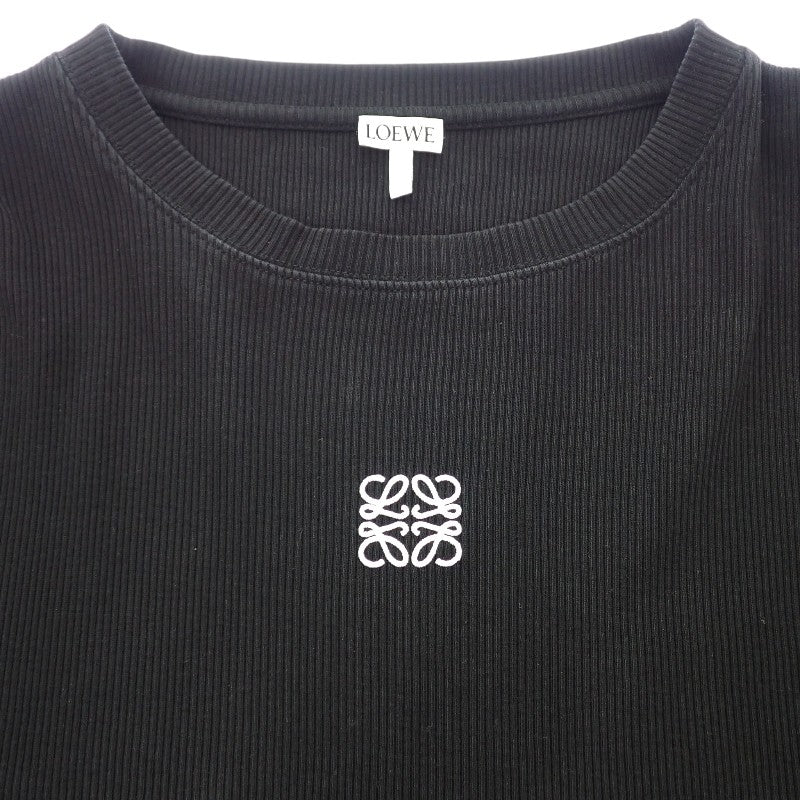 LOEWE Long-Sleeve M H526Y22XAY Long-Sleeve T-Shirt Cotton Black Men's【Used】【B Rank】