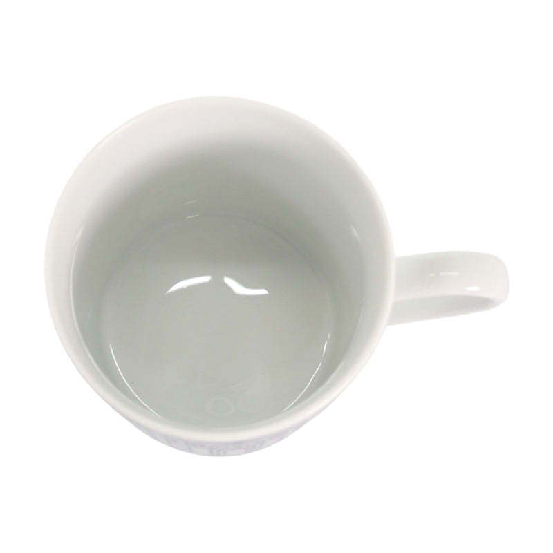 エルメス HERMES マグ アッシュ Hデコ No1 モノトーン 食器 コップ 1個 300ml P037031P マグカップ ポーセリン ホワイト ブラック【中古】【Sランク】